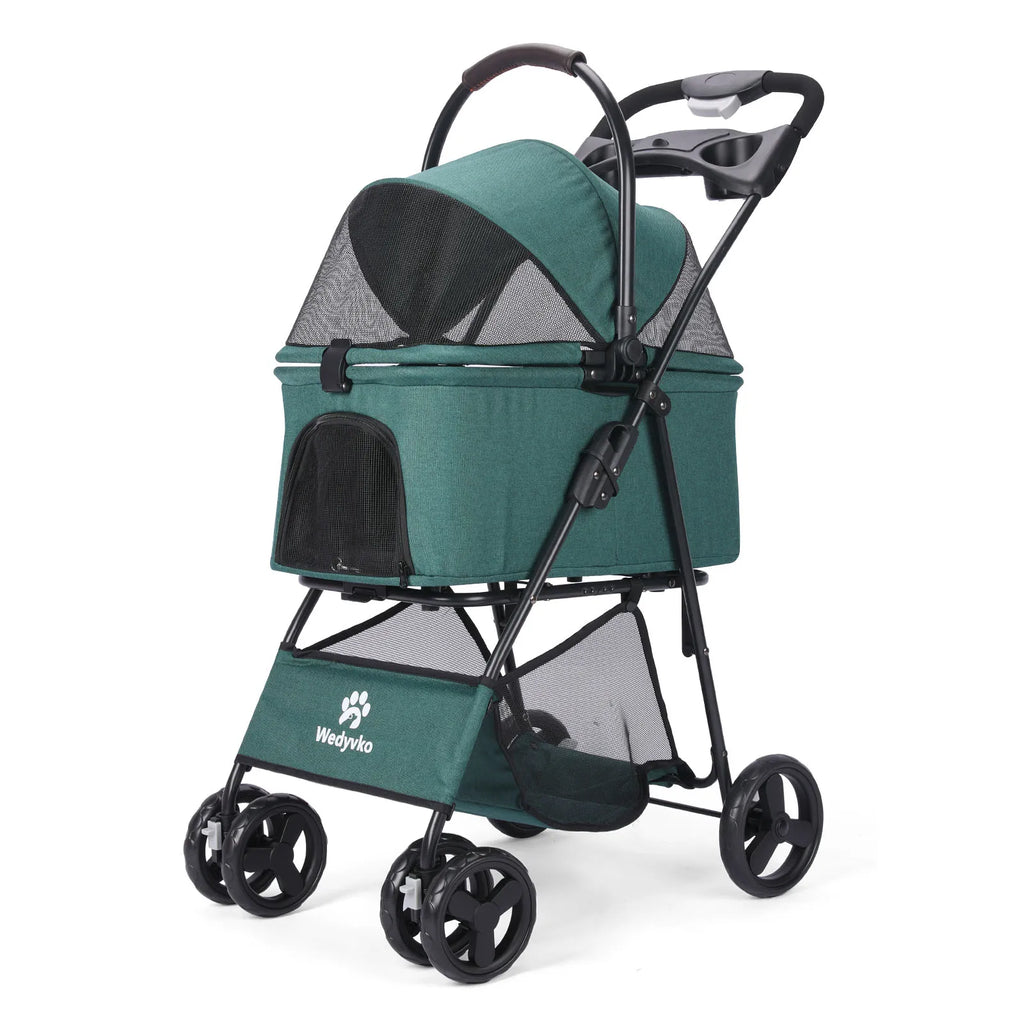3 In 1 Pet Stroller With Removable Carrier All Terrain