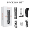Sofirn SK30 21700 Rechargeable Tactical Flashlight Dual Tail Switches